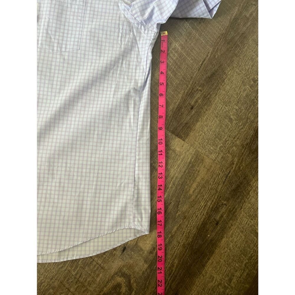 Van Heusen Regular Fit Wrinkle Free Short Sleeve Poplin Short-Size 18 - Picture 7 of 7